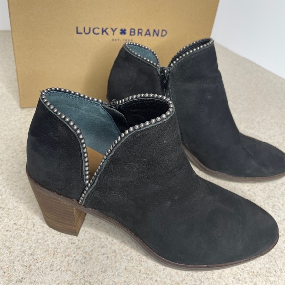 Lucky Brand Shoes - Lucky Brand Black Pincah2 Ankle Boots 8.5